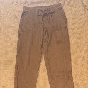 Old Navy Light Brown Canvas Cargo Pants size XS